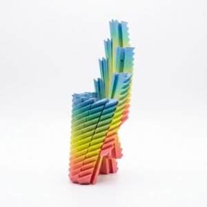 Cilindro Cinético Estilo Ovo DragãoFidget Toy Brinquedo Antiestresse Escultura Movimento Fluido Geométrico Sensorial
